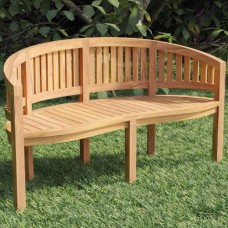 Tuinbank teak Banana 150x86x86 cm