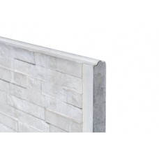 Betonnen onderplaat grijs 3,5x26x184 cm leisteenmotief smal