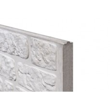 Betonnen onderplaat grijs 3,5x36x184 cm romiensmotief dubbelzijdig