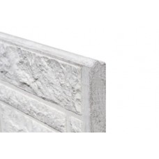 Betonnen onderplaat grijs 3,5x36x184 cm rotsmotief dubbelzijdig