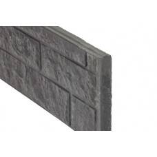 Betonnen onderplaat antraciet 3,5x36x184 cm rotsmotief dubbelzijdig