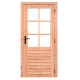 Enkele glas deur Red class wood 6 ruits 100x205 cm RD