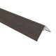 NewTechWood aluminium co-extrusie hoekprofiel rhombus t.b.v. wand bekleding 6 x 6 x 300 cm Silver Gray