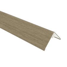 NewTechWood aluminium co-extrusie hoekprofiel rhombus t.b.v. wand bekleding 6 x 6 x 300 cm Antique