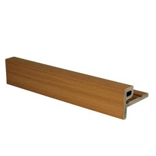 NewTechWood composiet co-extrusie eindprofiel castellation t-b-v wand bekleding 7 x 5 x 300 cm Red Cedar