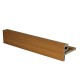 NewTechWood composiet co-extrusie eindprofiel castellation t-b-v wand bekleding 7 x 5 x 300 cm Red Cedar