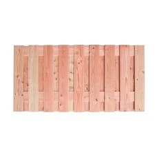 Douglas tuinscherm 16 mm 19-planks 180x90 cm