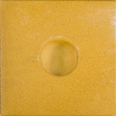 Knikkerpottegel 30x30x6 cm geel