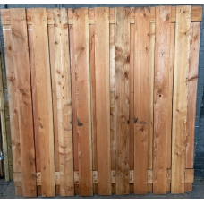 RESTPARTIJ Tuinscherm 21-planks red class wood 180 x 180 cm recht