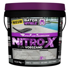 Gator Nitro X fijn voegmortel donkergrijs emmer 12,5 kg 