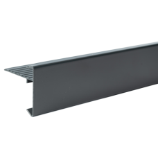 Aluminium daktrim antraciet standaard 4,5 x 4,5 x 250cm