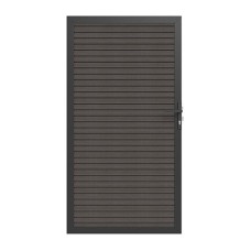 NewTechWood co-extrusie composiet deur glad silver gray 100x195 cm