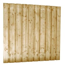 Tuinscherm geïmpregneerd vuren 21 planks 15 mm 180x180 cm