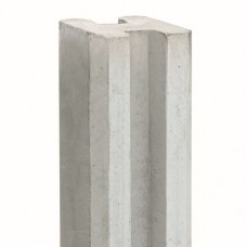 Betonpaal grijs e-sleuf 10x10x294 cm tussenmodel