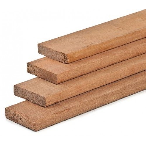 Bedoel Bakkerij Mantel Regel hardhout geschaafd 1,6x7x210 cm