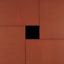 Betontegel 40x60x5 cm rood