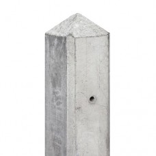 Betonpaal grijs 10x10x180 cm diamantkop t-paal