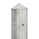 Betonpaal grijs 10x10x220 cm diamantkop