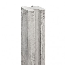 Betonpaal grijs sleuf 11,5x11,5x316 cm eindpaal